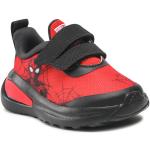 Przecenione Czerwone Niskie sneakersy męskie marki adidas Performance w rozmiarze 20 Spiderman 