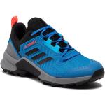 Przecenione Niebieskie Buty do biegania terenowe męskie sportowe marki adidas Performance w rozmiarze 40 