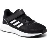 Przecenione Czarne Sneakersy sznurowane damskie sportowe marki adidas w rozmiarze 38 