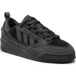 Czarne Sneakersy sznurowane damskie sportowe z zamszu marki adidas w rozmiarze 48 