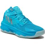 Przecenione Niebieskie Buty do koszykówki damskie sportowe marki adidas Performance w rozmiarze 36 