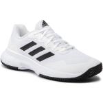 Przecenione Białe Sneakersy sznurowane męskie sportowe marki adidas Performance 