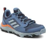 Przecenione Niebieskie Buty do biegania terenowe męskie sportowe marki adidas Performance 