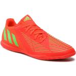 Przecenione Czerwone Sneakersy sznurowane męskie sportowe marki adidas Performance Predator 