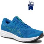 Przecenione Niebieskie Buty do biegania treningowe męskie sportowe marki Asics w rozmiarze 44 