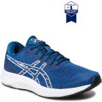 Przecenione Niebieskie Buty do biegania treningowe męskie sportowe marki Asics w rozmiarze 49 
