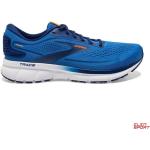 Przecenione Niebieskie Buty do biegania męskie amortyzujące marki BROOKS-Sattel 