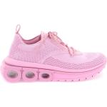 Różowe Sneakersy sznurowane damskie z zamszu marki Ferragamo w rozmiarze 37,5 