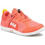 Przecenione Pomarańczowe Sneakersy sznurowane damskie sportowe marki Helly Hansen w rozmiarze 37 
