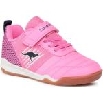 Różowe Sneakersy sznurowane damskie sportowe marki Kangaroos w rozmiarze 34 