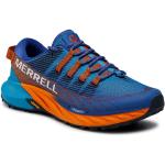 Przecenione Niebieskie Buty do biegania terenowe męskie sportowe marki Merrell w rozmiarze 41 