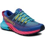 Przecenione Niebieskie Buty do biegania terenowe damskie sportowe marki Merrell w rozmiarze 39 