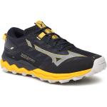 Przecenione Granatowe Buty do biegania terenowe męskie sportowe marki Mizuno w rozmiarze 42 