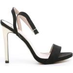 Czarne Sandały na wysokim obcasie damskie eleganckie na lato marki MARELLA w rozmiarze 39 