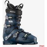 Przecenione Granatowe Buty narciarskie męskie marki Salomon S-Pro 