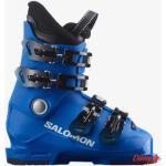 Przecenione Niebieskie Buty narciarskie dla chłopców Twarde marki Salomon 