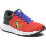 Przecenione Czerwone Sneakersy sznurowane męskie sportowe marki New Balance w rozmiarze 32 