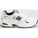 Przecenione Białe Sneakersy sznurowane męskie w stylu retro marki New Balance 530 w rozmiarze 38 