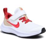 Przecenione Białe Sneakersy sznurowane męskie sportowe marki Nike w rozmiarze 33 
