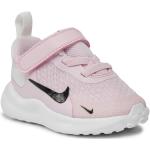 Różowe Sneakersy na rzepy dla dziewczynek Rzepy 