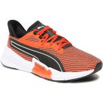 Przecenione Pomarańczowe Sneakersy sznurowane męskie sportowe marki Puma w rozmiarze 40 