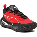 Przecenione Czerwone Sneakersy sznurowane damskie sportowe marki Puma 