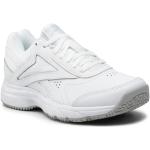 Przecenione Białe Buty skórzane damskie ze skóry marki Reebok w rozmiarze 36 