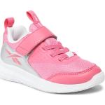 Przecenione Różowe Sneakersy sznurowane damskie sportowe marki Reebok w rozmiarze 34 