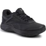 Przecenione Czarne Sneakersy sznurowane męskie sportowe ze skóry marki Reebok w rozmiarze 42 