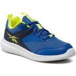 Przecenione Niebieskie Sneakersy sznurowane męskie sportowe marki Reebok w rozmiarze 38 