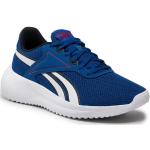 Przecenione Niebieskie Buty do biegania treningowe męskie sportowe marki Reebok w rozmiarze 43 