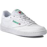 Przecenione Białe Sneakersy sznurowane damskie sportowe marki Reebok Classic w rozmiarze 42 