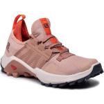 Przecenione Różowe Buty do biegania terenowe damskie sportowe marki Salomon w rozmiarze 36 