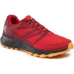 Przecenione Czerwone Buty do biegania terenowe męskie sportowe marki Salomon w rozmiarze 42 