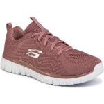 Przecenione Różowe Sneakersy damskie marki Skechers w rozmiarze 36 