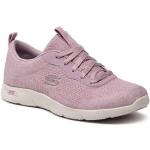 Przecenione Różowe Sneakersy damskie marki Skechers w rozmiarze 37 