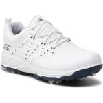 Przecenione Białe Sneakersy sznurowane damskie sportowe marki Skechers w rozmiarze 37 