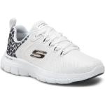 Przecenione Białe Sneakersy sznurowane damskie sportowe marki Skechers w rozmiarze 37 