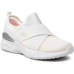 Przecenione Białe Sneakersy sznurowane damskie sportowe marki Skechers w rozmiarze 38 