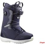 Przecenione Niebieskie Buty snowboardowe damskie - system wiązania: Boa Średnie marki Salomon Ivy w rozmiarze 24,5 