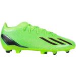 Zielone Buty piłkarskie męskie Twarde sportowe syntetyczne marki adidas w rozmiarze 44,5 