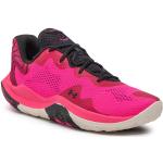 Przecenione Różowe Sneakersy sznurowane męskie sportowe marki Under Armour w rozmiarze 44 