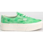 Przecenione Zielone Sneakersy sznurowane damskie marki Vans Era w rozmiarze 40 