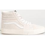 Przecenione Białe Sneakersy sznurowane męskie podpierające kostę skaterskie z zamszu marki Vans Pig Suede w rozmiarze 42,5 