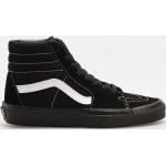 Przecenione Czarne Sneakersy sznurowane męskie podpierające kostę skaterskie z zamszu marki Vans Suede w rozmiarze 39 