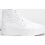 Przecenione Białe Buty do chodzenia damskie skaterskie marki Vans w rozmiarze 36,5 