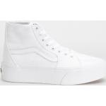 Przecenione Białe Buty do chodzenia damskie skaterskie marki Vans w rozmiarze 36 