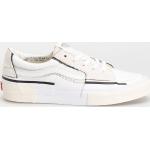 Przecenione Białe Sneakersy sznurowane męskie z zamszu marki Vans w rozmiarze 40,5 