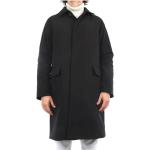 Czarne Płaszcze zimowe męskie eleganckie marki TAGLIATORE w rozmiarze XL 