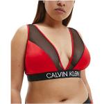 Czerwone Trójkątne bikini damskie marki Calvin Klein w rozmiarze XL 
